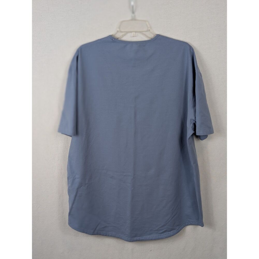 BYLT Drop Cut S/S Lux T-Shirt Light Blue Men's Size 2XL/XXL - Picture 8 of 10